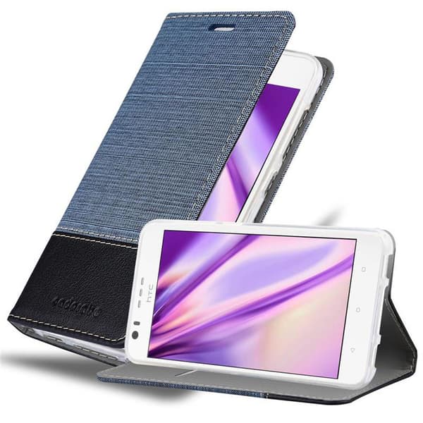 HTC Desire 10 LIFESTYLE / Desire 825 Skal Plånboksfodral med magnetisk stängning, ståfunktion och kortficka