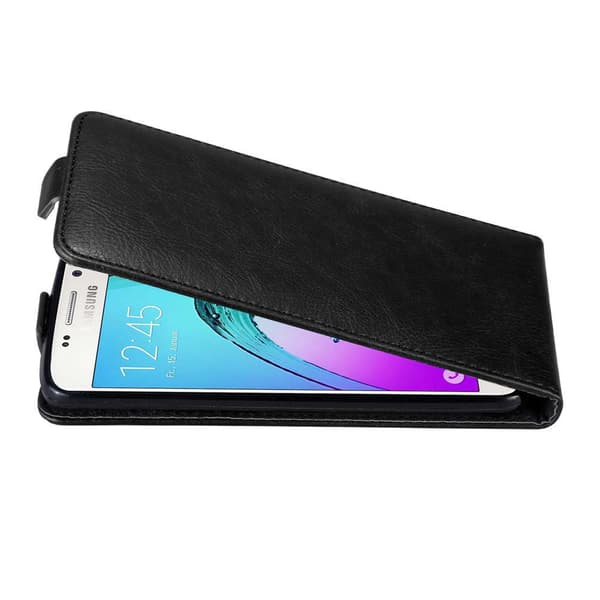 Deksel til Samsung Galaxy A3 2016 Flip Etui med magnetisk lukking NATTSORT
