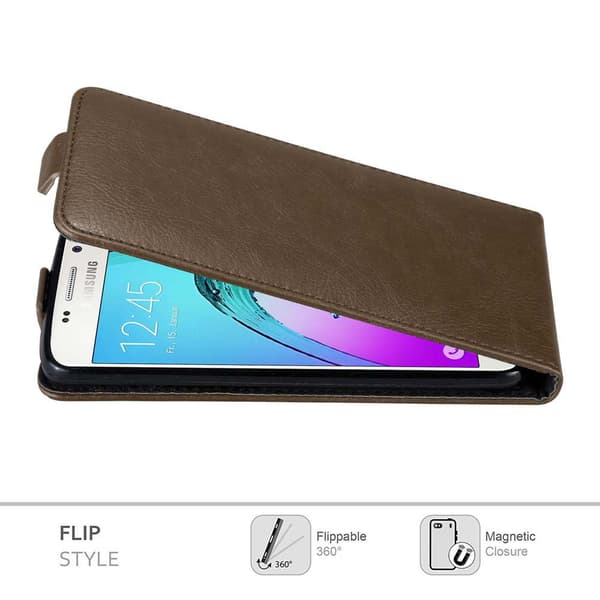 Deksel til Samsung Galaxy A3 2016 Flip Etui med magnetisk lukking