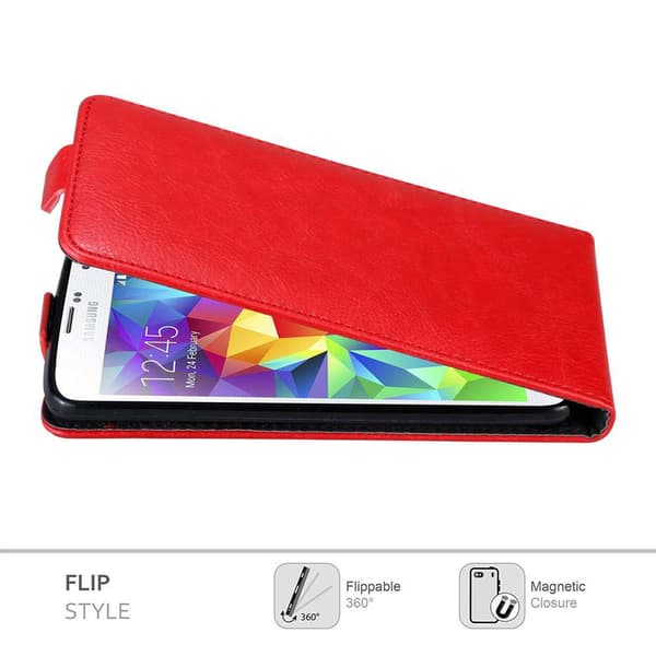Samsung Galaxy S5 MINI / S5 MINI DUOS Suojakotelo Suojakuori Lompakkokotelo Matkapuhelinkotelo flip muotoilu magneettisuljenta