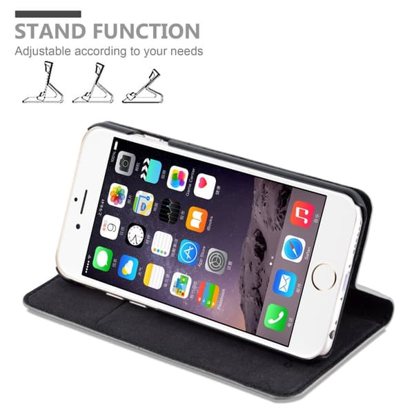 iPhone 6 / 6S Pungetui Flip Cover (Grå)
