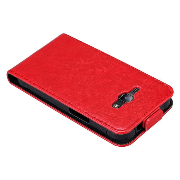 Samsung Galaxy J1 2015 Suojakotelo Suojakuori Lompakkokotelo Matkapuhelinkotelo flip muotoilu magneettisuljenta