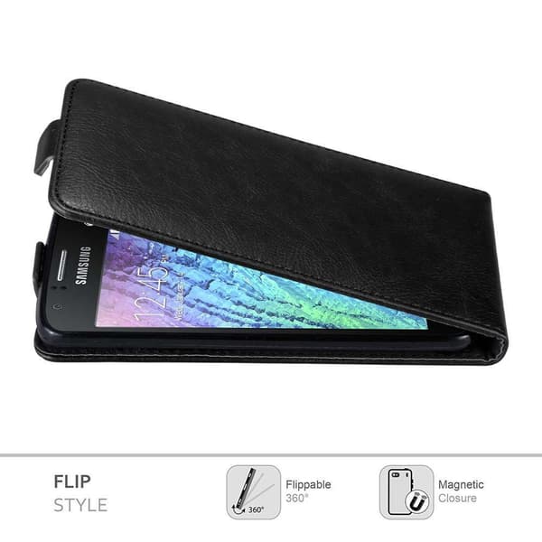Samsung Galaxy J1 2015 Suojakotelo Suojakuori Lompakkokotelo Matkapuhelinkotelo flip muotoilu magneettisuljenta