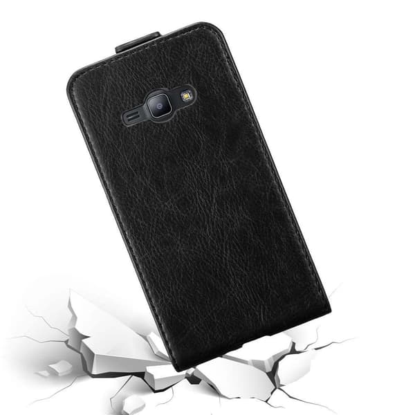 Samsung Galaxy J1 2015 Suojakotelo Suojakuori Lompakkokotelo Matkapuhelinkotelo flip muotoilu magneettisuljenta