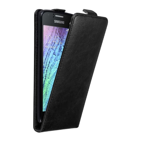 Samsung Galaxy J1 2015 Suojakotelo Suojakuori Lompakkokotelo Matkapuhelinkotelo flip muotoilu magneettisuljenta