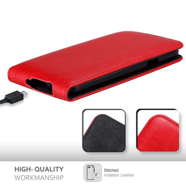 Samsung Galaxy A3 2015 Pungetui Flip Cover (Rød)
