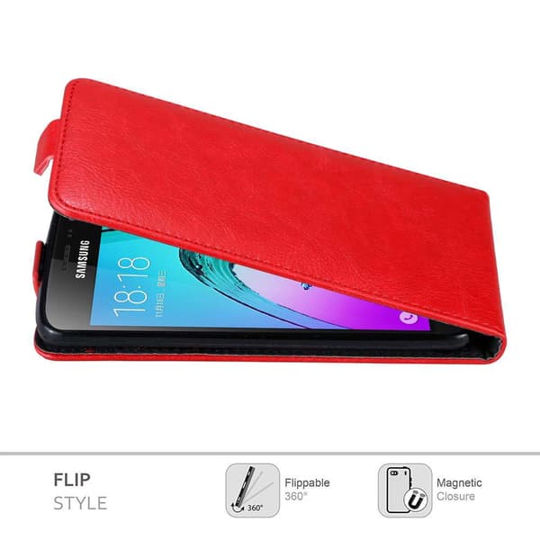 Samsung Galaxy J3 2016 Suojakotelo Suojakuori Lompakkokotelo Matkapuhelinkotelo flip muotoilu magneettisuljenta