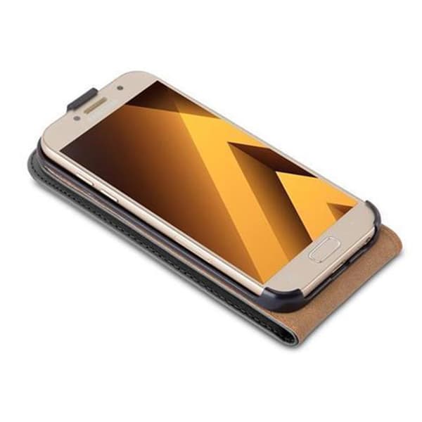 Samsung Galaxy A3 2017 Skal Fodral i flipdesign Mobilskydd av smidigt konstläder Case Cover