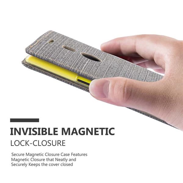 Nokia Lumia 1520 Skal Plånboksfodral med magnetisk stängning, ståfunktion och kortficka