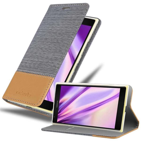 Nokia Lumia 1520 Skal Plånboksfodral med magnetisk stängning, ståfunktion och kortficka