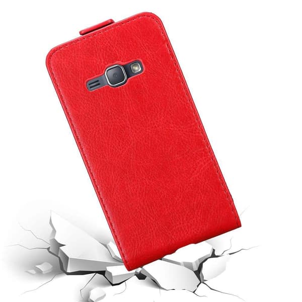 Samsung Galaxy J1 2016 Suojakotelo Suojakuori Lompakkokotelo Matkapuhelinkotelo flip muotoilu magneettisuljenta