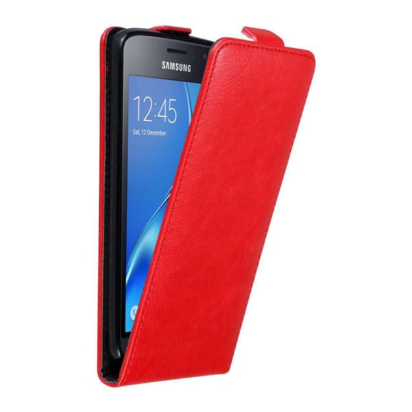 Samsung Galaxy J1 2016 Suojakotelo Suojakuori Lompakkokotelo Matkapuhelinkotelo flip muotoilu magneettisuljenta