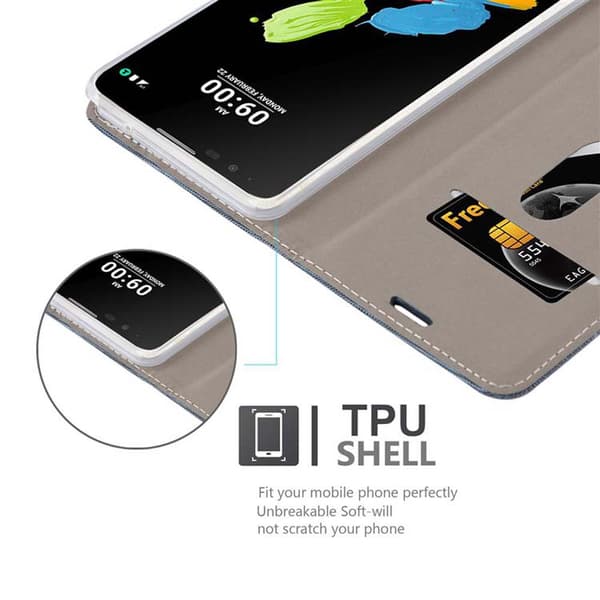 Deksel til LG STYLUS 2 Lommebokdeksel med magnetisk lukking, stativfunksjon og kortlomme