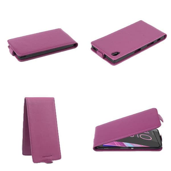 Deksel til Sony Xperia XA Flip Etui laget av strukturert kunstskinn