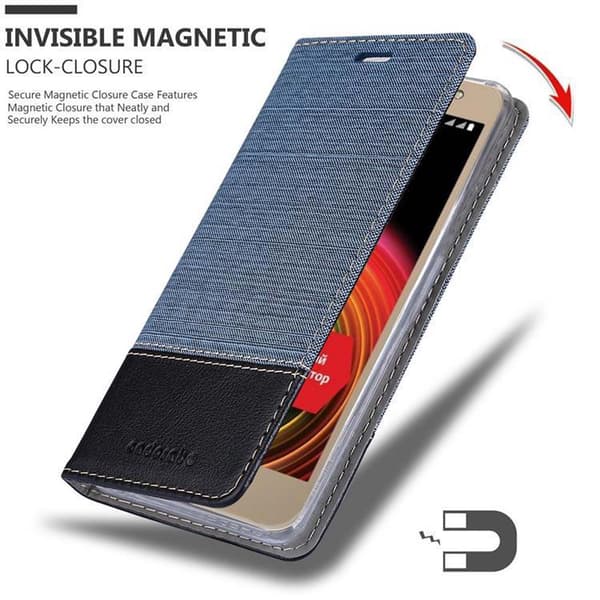LG X POWER 2 Skal Plånboksfodral med magnetisk stängning, ståfunktion och kortficka