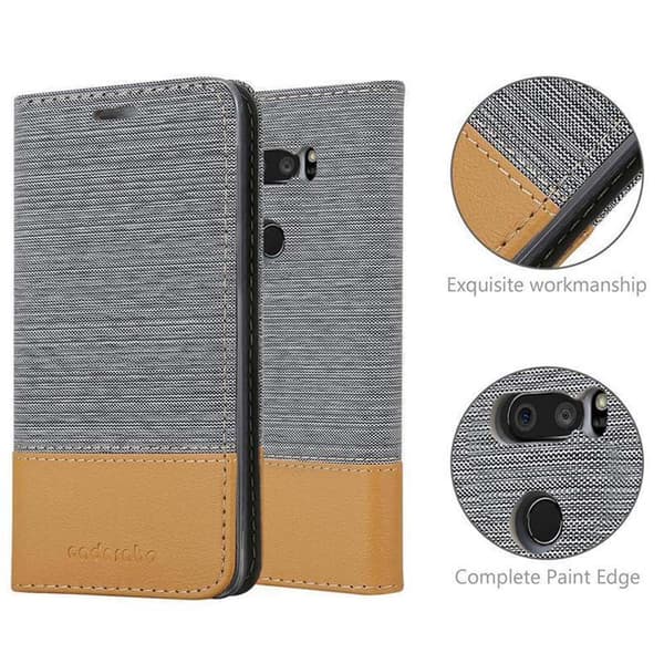 LG V30 / V30+ / V30S / V30S+ Skal Plånboksfodral med magnetisk stängning, ståfunktion och kortficka
