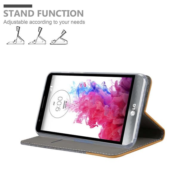 Deksel til LG STYLUS 3 Lommebokdeksel med magnetisk lukking, stativfunksjon og kortlomme