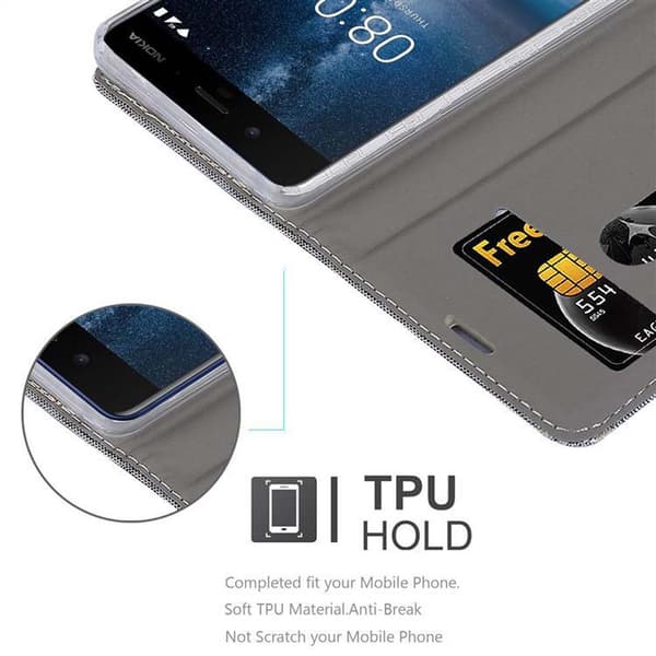Deksel til LG STYLUS 3 Lommebokdeksel med magnetisk lukking, stativfunksjon og kortlomme