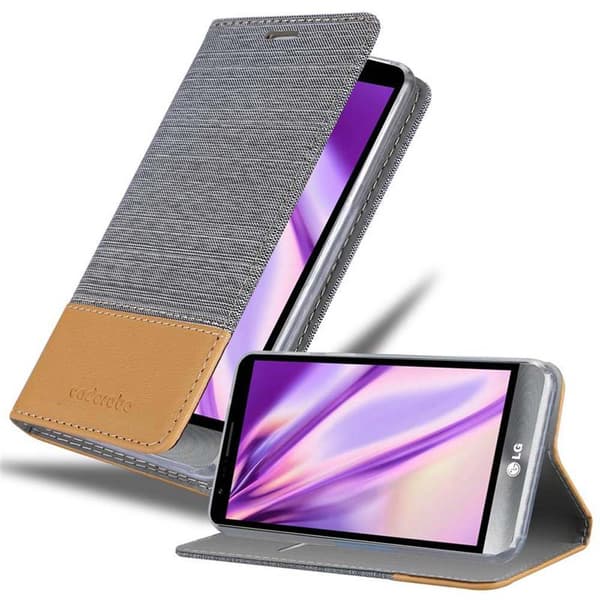 Deksel til LG STYLUS 3 Lommebokdeksel med magnetisk lukking, stativfunksjon og kortlomme