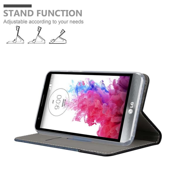 Deksel til LG STYLUS 3 Lommebokdeksel med magnetisk lukking, stativfunksjon og kortlomme