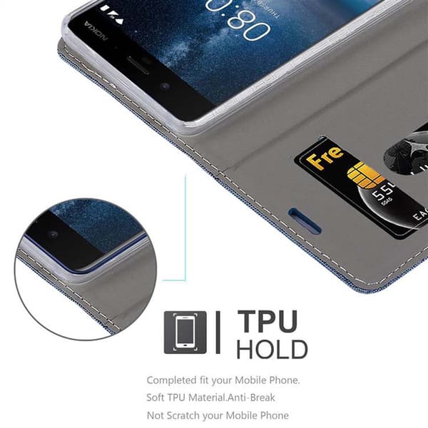 Deksel til LG STYLUS 3 Lommebokdeksel med magnetisk lukking, stativfunksjon og kortlomme