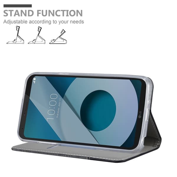 LG Q6 / G6 MINI Skal Plånboksfodral med magnetisk stängning, ståfunktion och kortficka