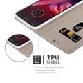 Miniatyrbild 2 av 6: Motorola MOTO Z2 PLAY / Z2 FORCE Skal Plånboksfodral med magnetisk stängning, ståfunktion och kortficka