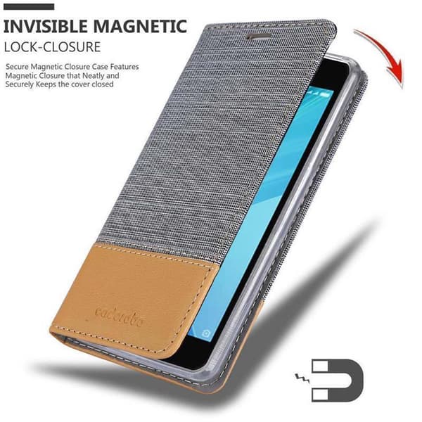 Xiaomi RedMi NOTE 5A Suojakotelo Suojakuori Lompakkokotelo Matkapuhelinkotelo jossa magneettisuljenta, jalusta-toiminto ja korttitasku