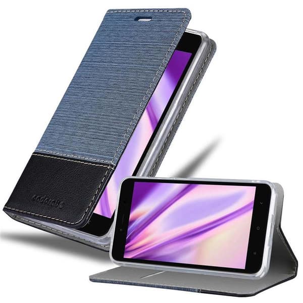 Xiaomi RedMi NOTE 5A Suojakotelo Suojakuori Lompakkokotelo Matkapuhelinkotelo jossa magneettisuljenta, jalusta-toiminto ja korttitasku