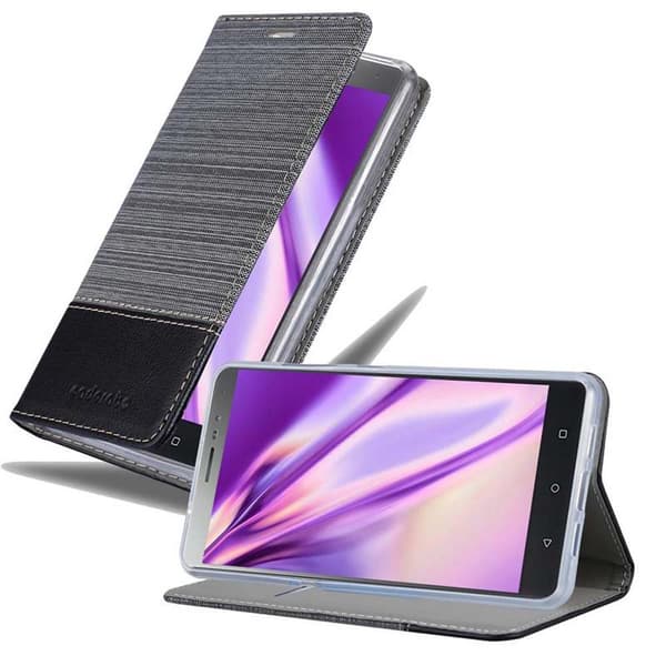 Lenovo P2 Skal Plånboksfodral med magnetisk stängning, ståfunktion och kortficka