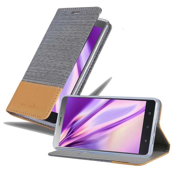 Lenovo P2 Skal Plånboksfodral med magnetisk stängning, ståfunktion och kortficka