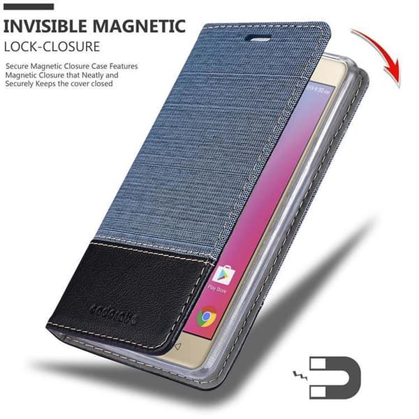 Lenovo K6 NOTE Skal Plånboksfodral med magnetisk stängning, ståfunktion och kortficka