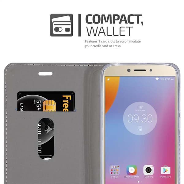 Lenovo K6 NOTE Skal Plånboksfodral med magnetisk stängning, ståfunktion och kortficka