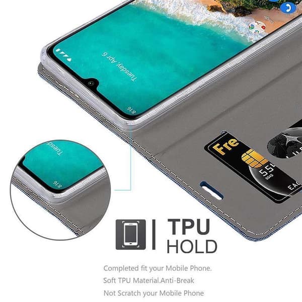 Xiaomi Mi CC9 Skal Plånboksfodral med magnetisk stängning, ståfunktion och kortficka
