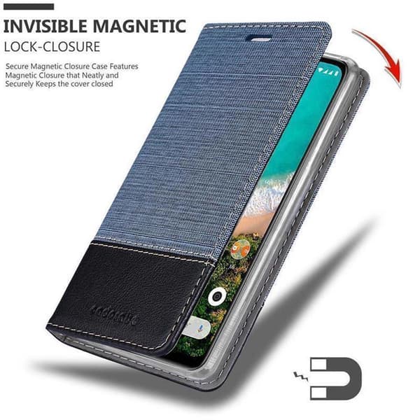 Xiaomi Mi CC9 Skal Plånboksfodral med magnetisk stängning, ståfunktion och kortficka