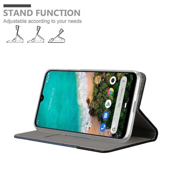 Xiaomi Mi CC9 Skal Plånboksfodral med magnetisk stängning, ståfunktion och kortficka