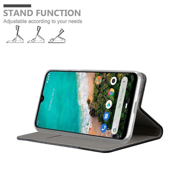 Xiaomi Mi CC9 Suojakotelo Suojakuori Lompakkokotelo Matkapuhelinkotelo jossa magneettisuljenta, jalusta-toiminto ja korttitasku
