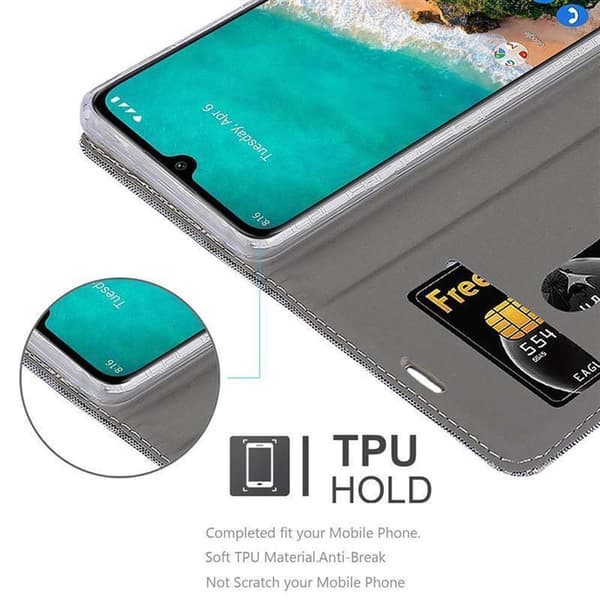 Xiaomi Mi CC9 Skal Plånboksfodral med magnetisk stängning, ståfunktion och kortficka