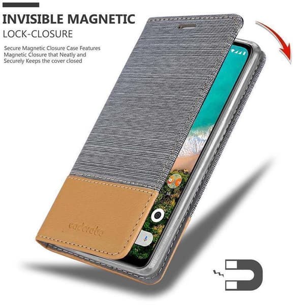 Xiaomi Mi CC9 Skal Plånboksfodral med magnetisk stängning, ståfunktion och kortficka