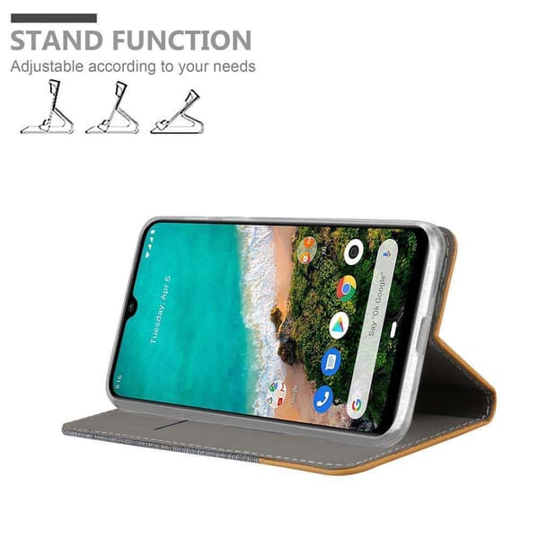 Xiaomi Mi CC9 Skal Plånboksfodral med magnetisk stängning, ståfunktion och kortficka