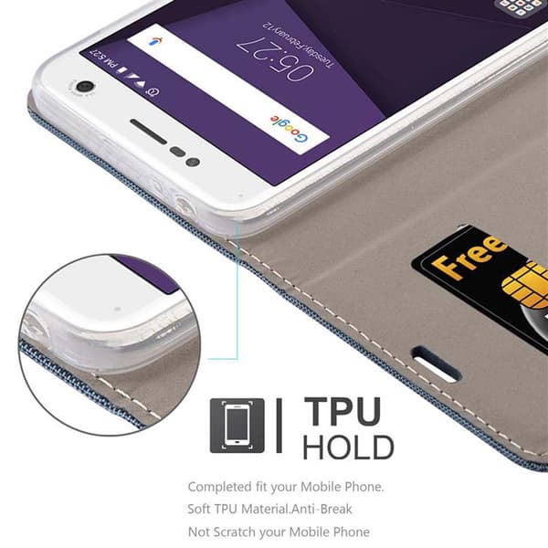 ZTE Blade V8 Skal Plånboksfodral med magnetisk stängning, ståfunktion och kortficka