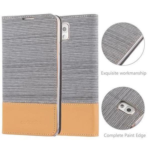 Samsung Galaxy NOTE 3 Skal Plånboksfodral med magnetisk stängning, ståfunktion och kortficka
