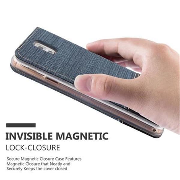 Deksel til Samsung Galaxy NOTE 3 Lommebokdeksel med magnetisk lukking, stativfunksjon og kortlomme