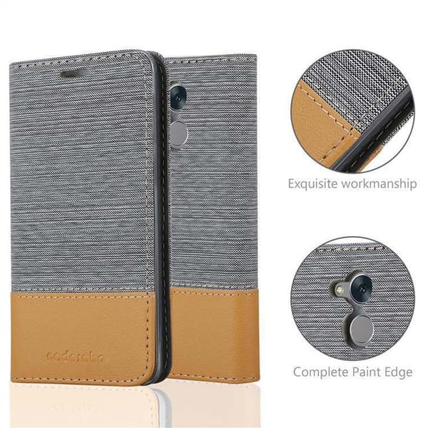 Deksel til Honor 6C Lommebokdeksel med magnetisk lukking, stativfunksjon og kortlomme
