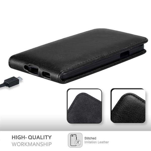 Deksel til Samsung Galaxy ALPHA Flip Etui med magnetisk lukking