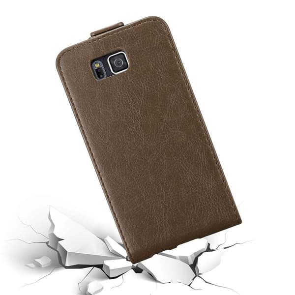 Deksel til Samsung Galaxy ALPHA Flip Etui med magnetisk lukking