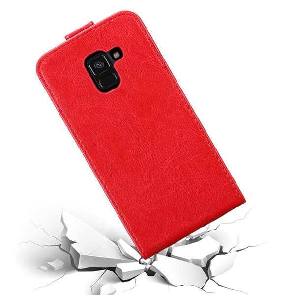 Samsung Galaxy A8 2018 Suojakotelo Suojakuori Lompakkokotelo Matkapuhelinkotelo flip muotoilu magneettisuljenta