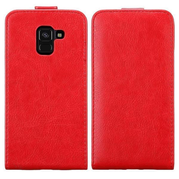 Samsung Galaxy A8 2018 Suojakotelo Suojakuori Lompakkokotelo Matkapuhelinkotelo flip muotoilu magneettisuljenta