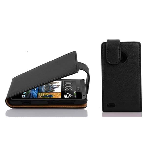 Skyddsfodral för HTC Desire 300 Fodral Skal Mobilskydd i flipdesign av texturerat konstläder Case Cover