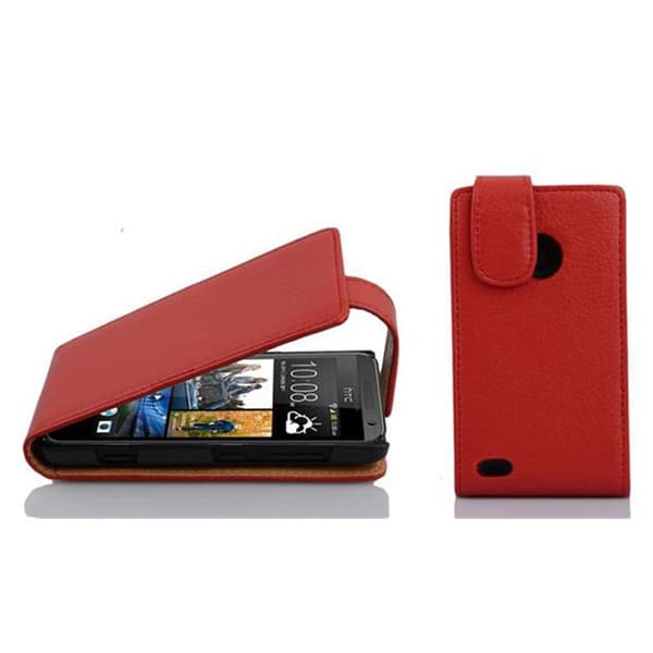 Skyddsfodral för HTC Desire 300 Fodral Skal Mobilskydd i flipdesign av texturerat konstläder Case Cover